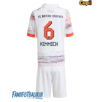 Bayern Munich Joshua Kimmich #6 Echipament de Fotbal Replică 2025-26 Copii Deplasare (+ Șorturi)